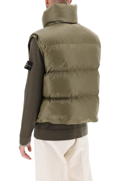 Bally padded vest in ripstop MOU04C OLIVE GREEN 23