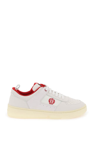 Bally leather riweira sneakers MSK06A WHITE LIPSTICK