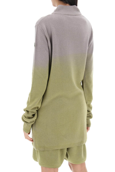 Moncler x rick owens subhuman cut-out cashmere sweater MU02C9G01 M3746 ACID DEGRADE