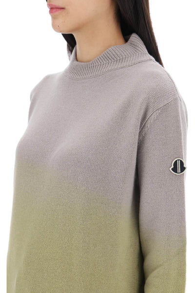 Moncler x rick owens subhuman cut-out cashmere sweater MU02C9G01 M3746 ACID DEGRADE