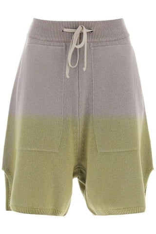 Moncler x rick owens loose fit cashmere shorts MU02C9L02 M3746 ACID DEGRADE