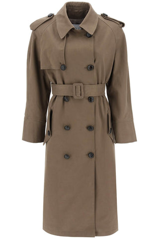 Mvp wardrobe 'bigli' cotton double-breasted trench coat MVPI3CP099 GRECE
