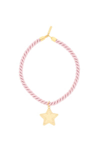 Timeless pearly necklace with charm N463BIS PINK