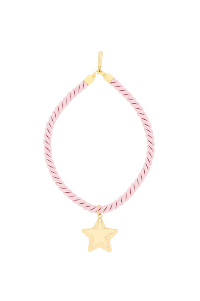 Timeless pearly necklace with charm N463BIS PINK