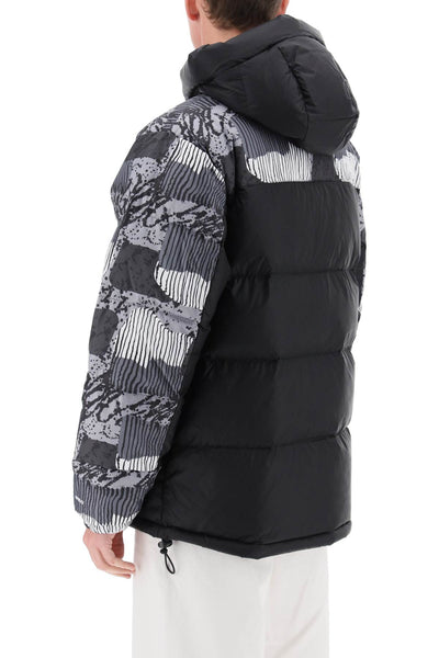 The north face himalayan ripstop nylon down jacket NF0A4QYX OVT TNF BLACK ABST YSMPNFB