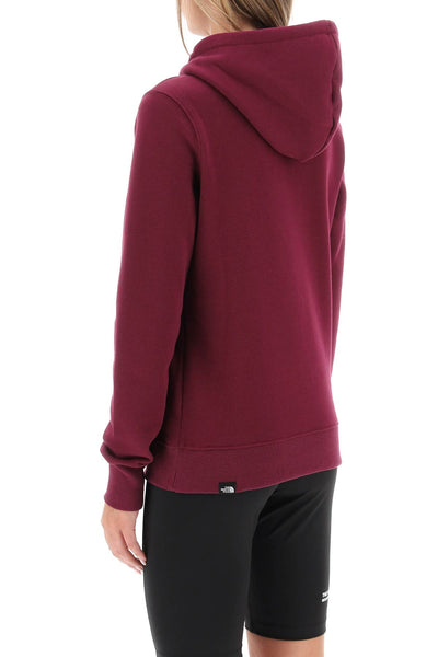 The north face 'drew peak' hoodie with logo embroidery NF0A55EC BOYSENBERRY