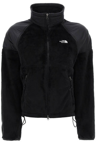 The north face versa velour jacket in recycled fleece and risptop NF0A84F8 TNF BLACK