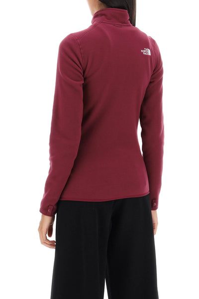 The north face '100 glacier' zip-up sweatshirt NF0A855O BOYSENBERRY