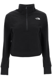 The north face glacer cropped fleece sweatshirt NF0A855P TNF BLACK