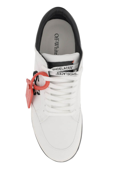 米白色新款硫化運動鞋 OMIA293S24FAB001 WHITE BLACK