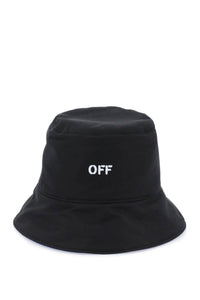 Off-white reversibile bucket hat OMLA033F23FAB009 BLACK WHITE