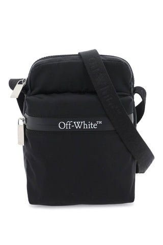 Off-white nylon crossbody bag OMNQ082S24FAB001 BLACK NO COLOR