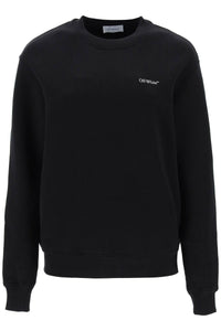 Off-white x-ray arrow crewneck sweatshirt OWBA055S24FLE001 BLACK MULTICOLOR