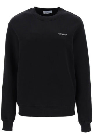 Off-white x-ray arrow crewneck sweatshirt OWBA055S24FLE001 BLACK MULTICOLOR