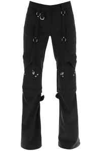 Off-white cargo pants in wool blend OWCF020F23FAB001 BLACK NO COLOR