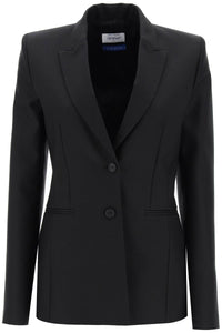 Off-white corporate shaped jacket OWEF061C99FAB003 BLACK WHITE