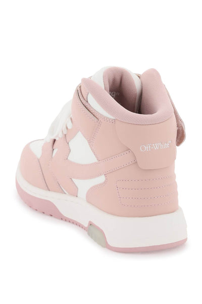 Off-white 'out of office' medium sneakers OWIA275C99LEA002 WHITE PINK