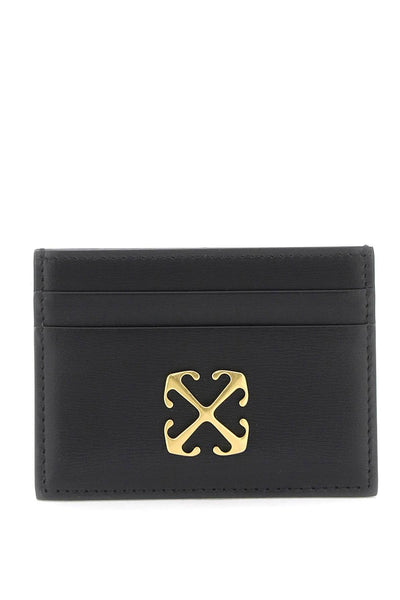 Off-white jitney card holder OWND035C99LEA001 BLACK NO COLOR