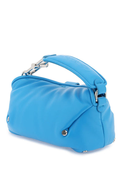 Off-white small 'san diego' handbag OWNN116S23LEA001 LIGHT BLUE