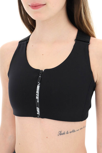 Off-white sporty crop top OWVO074S23JER001 BLACK