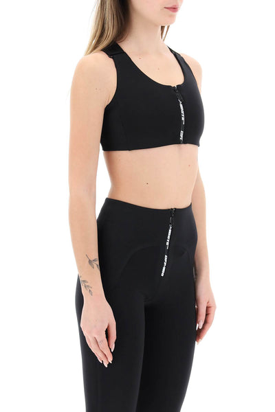 Off-white sporty crop top OWVO074S23JER001 BLACK