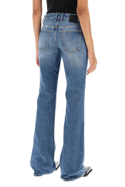 Off-white bootcut jeans OWYA061F23DEN001 BLUE NO COLOR