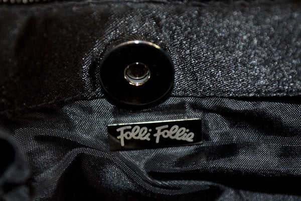 Folli Folli Black Beaded Evening Bag