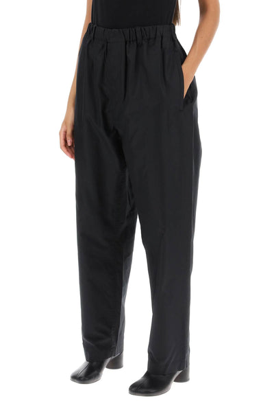Lemaire loose pants in silk PA1047 LF1163 ASH BLACK