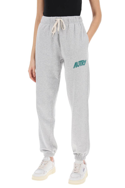 Autry joggers with logo print PAPW512M MELANGE