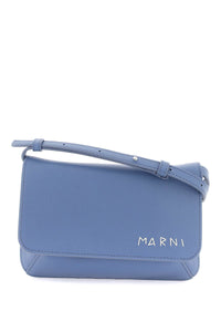 Marni flap trunk shoulder bag with PHMI0023U0P6533 OPAL