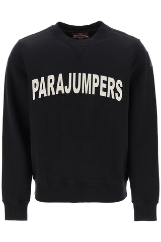Parajumpers 'caleb' 標誌印花運動衫 PMFLGF01 黑色
