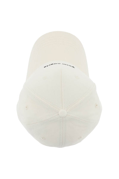 Palm angels embroidered baseball cap PMLB094F23FAB008 OFF WHITE BLACK