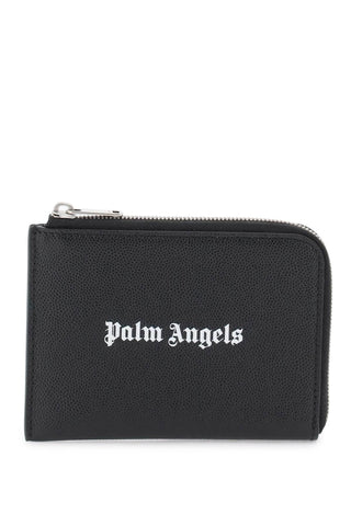 Palm Angels 迷你手拿包，附抽拉式卡夾 PMND010S23LEA003 黑色 白色