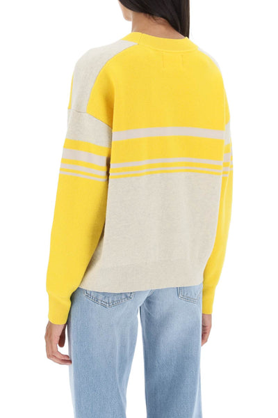 Isabel marant etoile 'callie' jacquard logo sweater PU0161FA A3L63E SUNSHINE