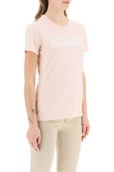 Parajumpers 'box' slim fit cotton t-shirt PWTEEGT32 SOAP PINK