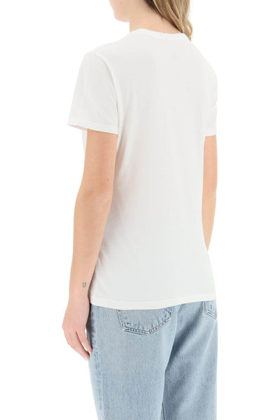 Parajumpers 'box' slim fit cotton t-shirt PWTEEGT32 OFF-WHITE