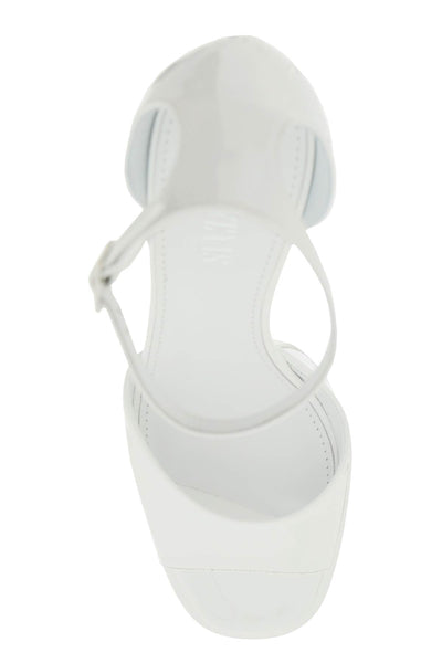 Paris texas patent leather tatiana sandals PX696 XVN01 WHITE