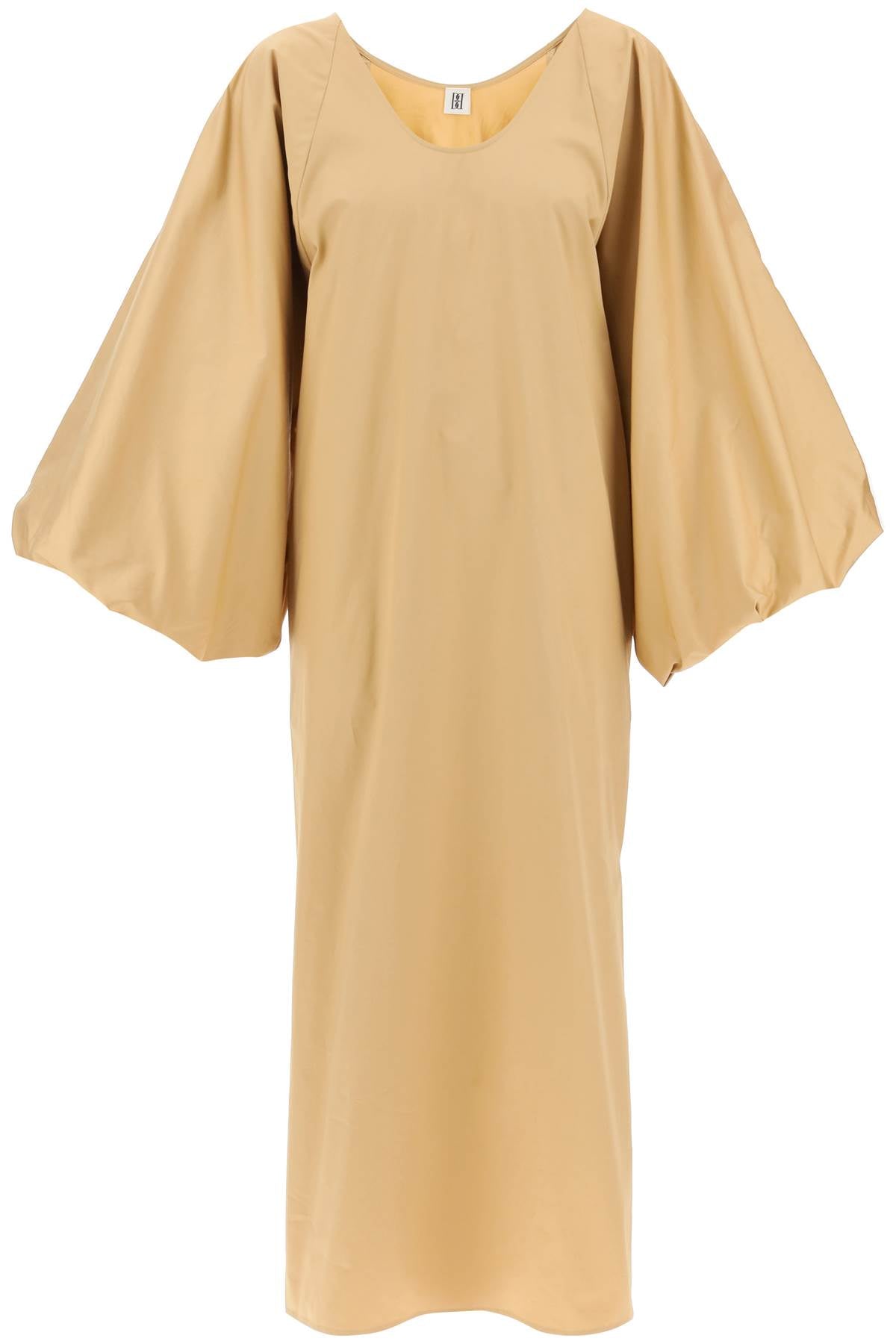 By malene birger parida maxi dress in organic cotton Q71745008 LIGHT CAMEL