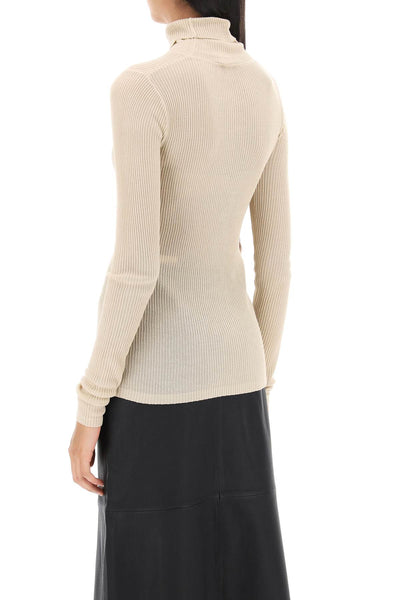 By malene birger ronella lyocell knit top Q71805011 WOOD