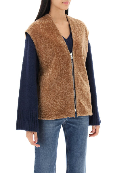 By malene birger veronicas reversible shearling vest Q71882005 TOBACCO BROWN