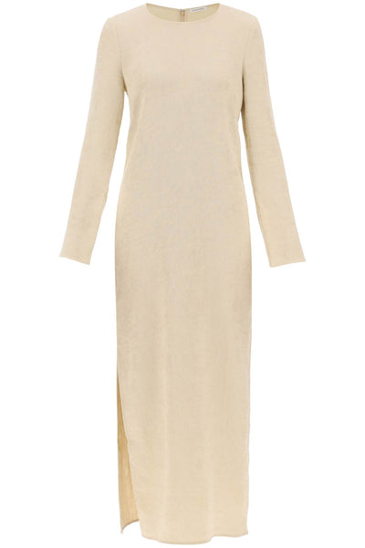 By malene birger kallas long dress Q72071001 WARM SAND