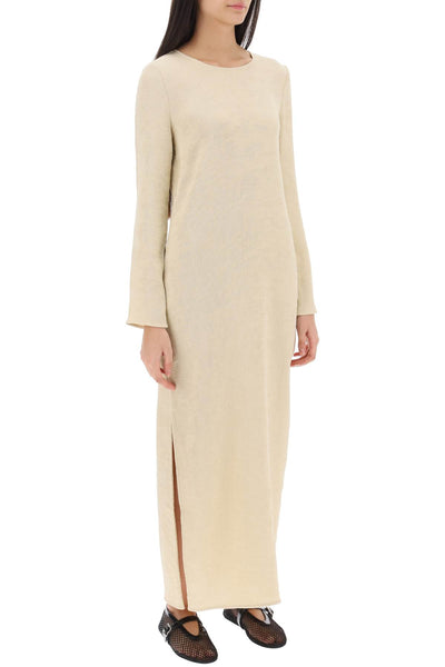 By malene birger kallas long dress Q72071001 WARM SAND