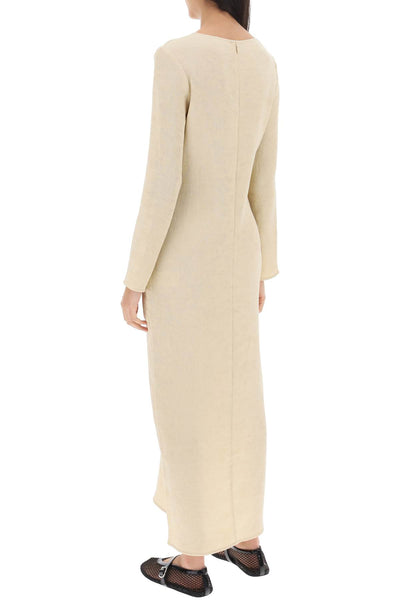 By malene birger kallas long dress Q72071001 WARM SAND