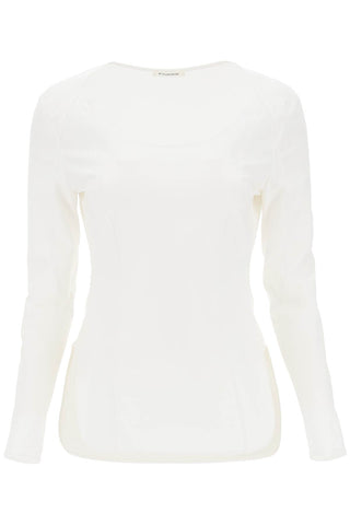 By malene birger leiya poplin blouse Q72079001 PURE WHITE