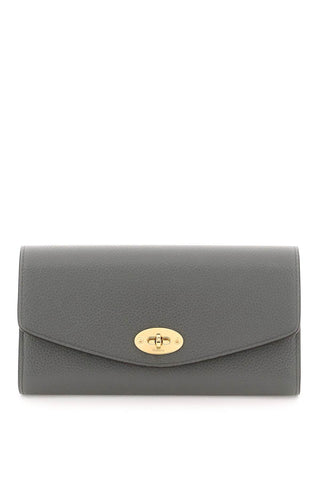 Mulberry 'darley' wallet RL4868 205 CHARCOAL
