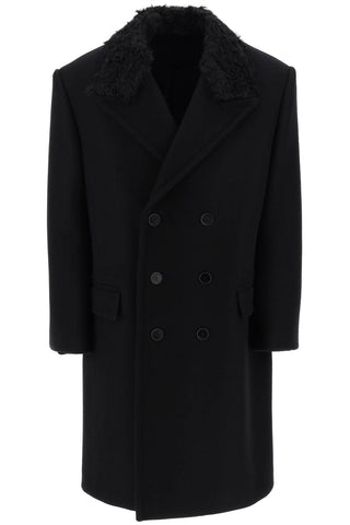 Lanvin wool oversize coat RMCO00285805H23 BLACK