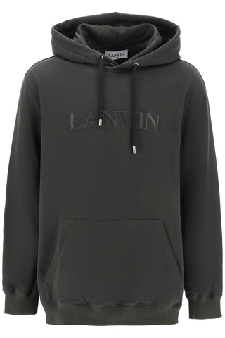 Lanvin hoodie with curb embroidery RMHO0009J210H23 LODEN