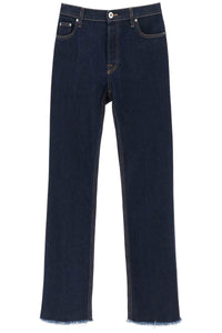 Lanvin jeans with frayed hem RMTR0147D006A23 NAVY