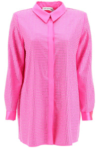 自畫像水鑽緞面襯衫 RS23 091T P 粉紅色