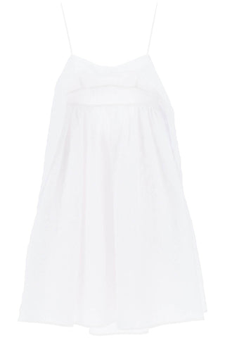 Cecilie bahnsen 'susu' matlasse dress RTW10065 WHITE
